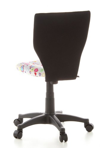 HJH Office Silla Infantil, Algodón, Multicolor (Flowers & Hearts), 40 x 52 x 94 cm