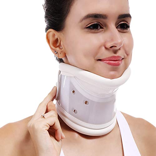 HLPIGF CollaríN Cervical con Soporte para la Barbilla para Aliviar el Dolor de Cuello RíGido CollaríN Cervical Tirantes para el Cuello Cuidado óSeo Soporte para el Cuello S