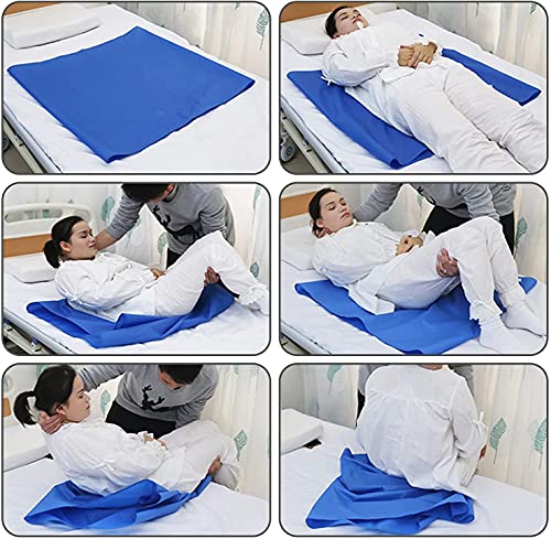 Hoja de diapositivas tubular reutilizable, hojas de cama de hospital de traslado ayuda para coches, vehículos, sillas de ruedas y pacientes, transferencia bariátrica, ancianos. (130 cm x 68 cm)