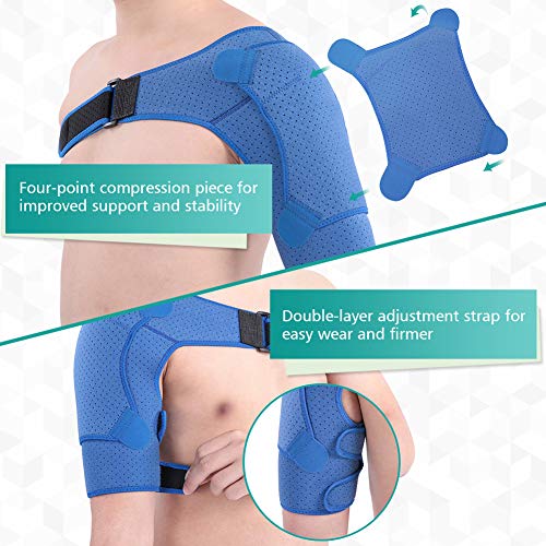 hombreras, hombrera ortopedica, Soporte para mujeres y hombreras hombre neopreno, Hombrera Deportiva, para articulaciones de CA dislocadas, bursitis, tendinitis, Hombros Artríticos