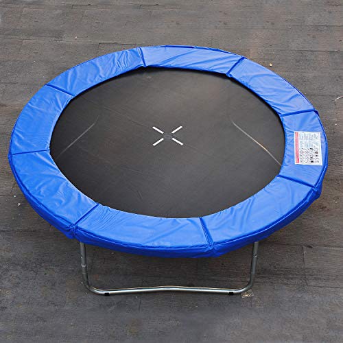 HOMCOM Cubierta de Protección de Ø305 cm Borde para Cama Elástica y Resorte Trampolín Redondo para Exterior Azul