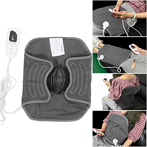 Hozee Almohadilla Térmica para Un Alivio Rápido del Dolor, Envoltura De Almohadillas De Masaje con Almohadilla Térmica para La Espalda Baja 6 Configuraciones De Calor con Apagado Automático(EU)