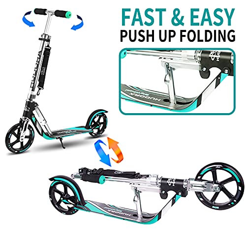 Hudora City Scooter Big Wheel ALU 8 205 Turquesa