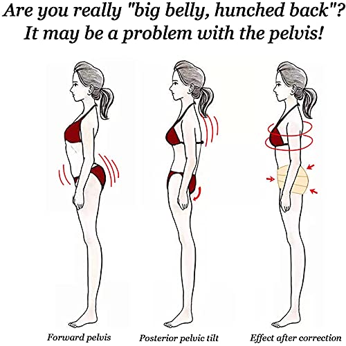 HYRL Cinturón de corrección pélvica ergonómicamente Equipado con cartílago de Memoria para Evitar la inclinación pélvica Posterior para la expansión del Hueso de la Cadera Femenina posparto