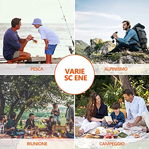 IDOORYTHE Silla Plegable playasillas, de Pesca portatil Tubo de Acero Engrosado y Cuerda elástica, Exteriores/Camping/Deportes/Picnic, hasta 120KG (Naranja Vibrante)