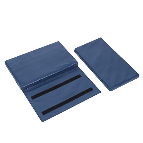 IDWT Reposapiés para Silla De Ruedas, Reposapiés De Silla De Ruedas Fácil De Limpiar, Almohadilla Acolchada para Sillas De Ruedas para Proteger Los Pies(16 * 20 * 1 Pulgada, Azul)