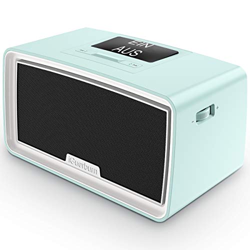 iGuerburn - Reproductor MP3 de 16 GB para pacientes con demencia Música fácil manejo Regalos personas Alzheimer Caja música mayores 24 x 12,5 12 cm azul