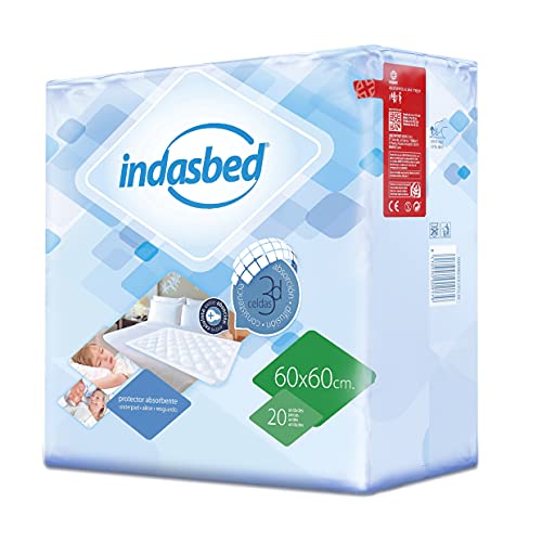 Indasbed Protector Cama, 60 x 60 cm - 20 Unidades