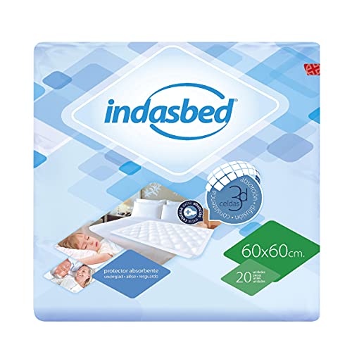 Indasbed Protector Cama, 60 x 60 cm - 20 Unidades