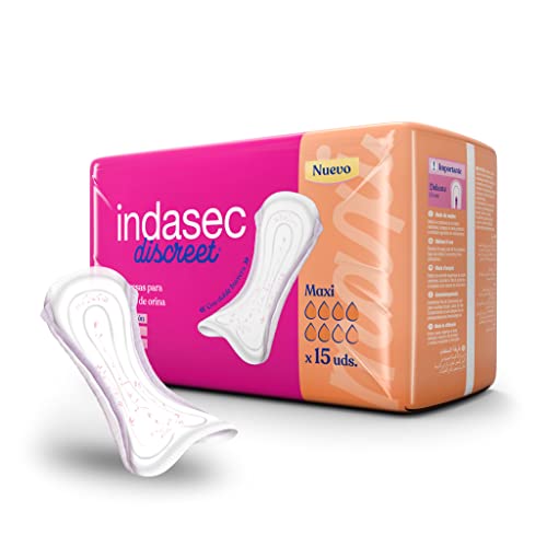 Indasec Discreet Maxi, 15 unidades