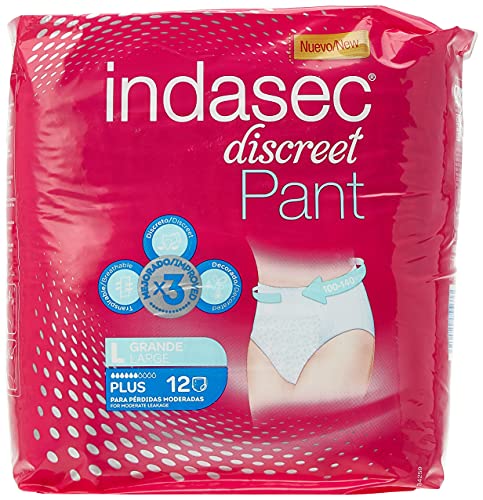 Indasec Discreet Pant Plus Grande - 12 unidades