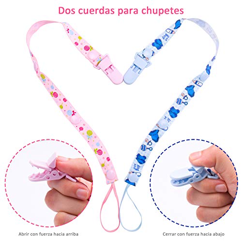 INPHER Arnes Bebe, Arneses Tirantes Respirables, Arnes para Caminar Primeros Pasos, Andador Chaleco Ajustable para Aprender Andar Niños, con 2 Cadenas para Chupetes, Rosa