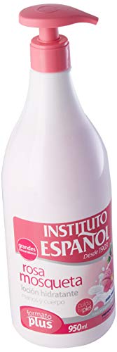 Instituto Español, Loción Hidratante Rosa Mosqueta Dosificador, 950ml