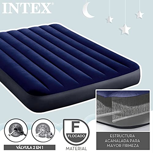 Intex 64756 - Cama de aire individual Dura-Beam Classic Downy, 76 x 191 x 25 cm