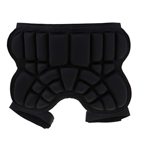 IPOTCH Almohadilla Protector de Cadera de Niños Acolchados para Lumbares Glúteos Coxis Entrepierna - Negro