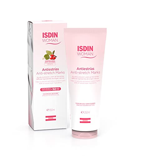 ISDIN Antiestrías Crema Para Prevenir Y Atenuar Las Estrías (embarazadas, deportistas, dietas, adolescentes) - 250 ml