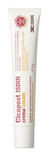 ISDIN Cicapost Crema Cicatrizante, Crema con Rosa Mosqueta Para la Reparación de Cicatrices, 50 gr