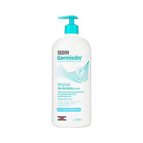 ISDIN Germisdin Original Higiene corporal y manos, gel de baño formulado con agentes antisépticos, 1000 ml