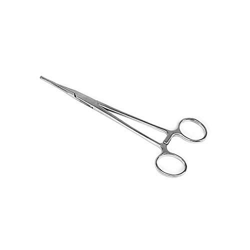 iTimo Pinzas Hemostáticas, Pinza de pelo para mascotas, Herramientas de depilación, Acero Inoxidable, 14CM Recto