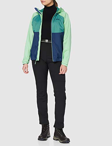 Jack Wolfskin Mount ISA Chaqueta Mujeres, Verde, XS