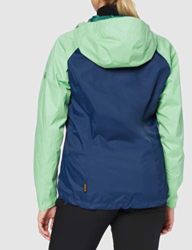 Jack Wolfskin Mount ISA Chaqueta Mujeres, Verde, XS