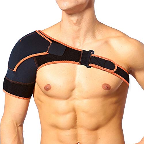 Jadeshay Hombro Brace - Manguito de los rotadores Soporte de compresión de Rasgado rotador de Apoyo for el Brazo, tendinitis, dislocación del Hombro de la Manga de compresión