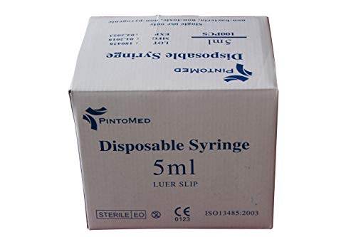 Jeringas desechables 2 ML 5 ML 10 ML Y 20 ML Pack Estéril (5 ML)