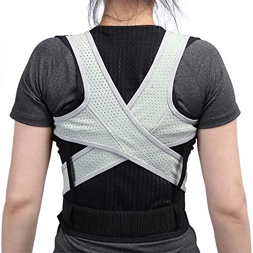 JIUYUE Corset Adulto Espalda Corsé Ortopédico Volver Postura Corrector Chaleco Columna de Soporte Lumbar Volver Postura Corrección Vendaje para Hombres Mujeres (Size : 3L)