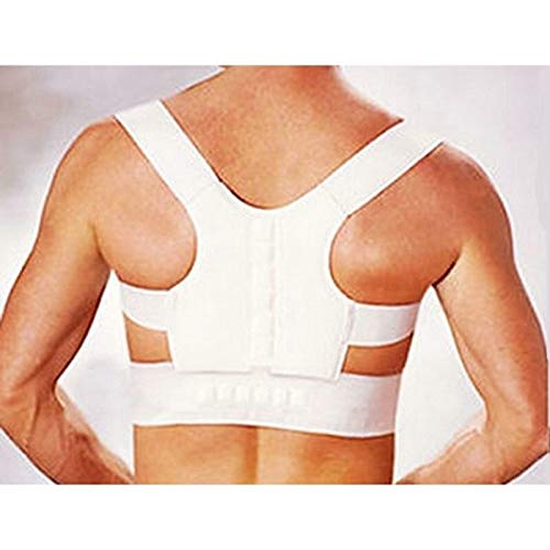 JIUYUE Corset Las Mujeres de los Hombres Magnética Volver Postura Corrector de Hombro Apoyo Brace Espalda Apoyo Ortopédico Corsé Volver Corrector (Size : M)