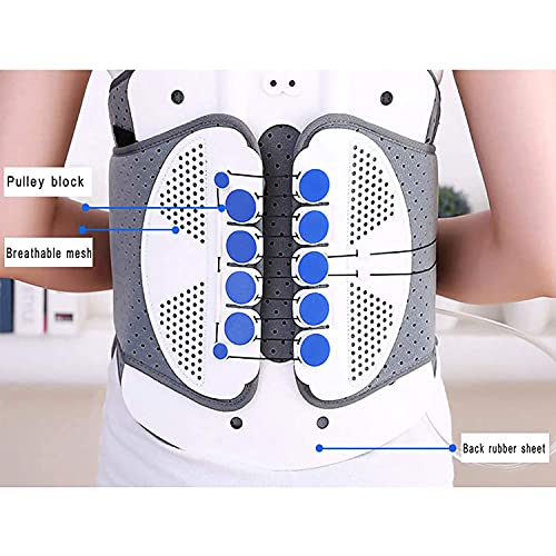 jjff Soporte para La Espalda Baja, Soporte Fijo para Vértebras Torácicas Y Lumbares, Previene La Flexión De La Columna Torácica Y Lumbar, Trata Las Fracturas por Compresión Y La Osteoporosis.