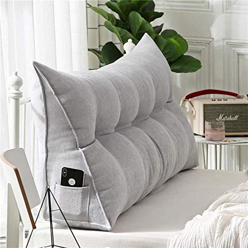 JKL J-Almohada Tapizados Triangular de la cuña del Amortiguador, Sofá Cama Almohada cojín Reposo en Cama Lectura Almohada Respaldo Posicionamiento Apoyo Almohada, cojín Lumbar