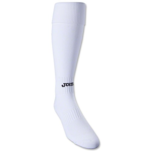 Joma Classic Calcetines de fútbol, Hombres, Blanco, M