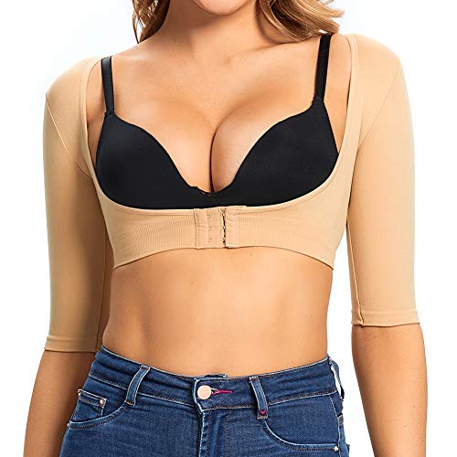 Joyshaper Reductora de Brazos Manguitos Adelganzate Compresión Camiseta Lencería Correctoras de Postura Moldeadoras Shapewear sin Costura