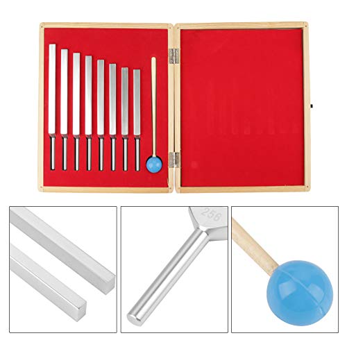 Juego de diapasón de tipo Y 256-512Hz 8 piezas Aleación de aluminio Diagnóstico médico Instrumentos de diapasón Herramienta de terapia de vibración de sintonización