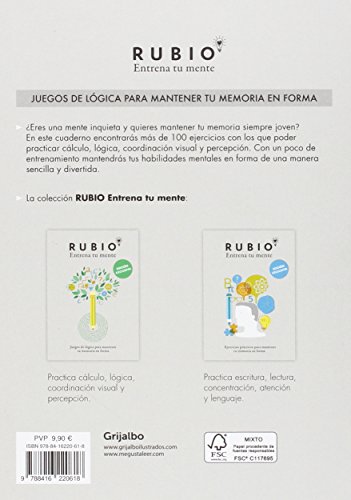 Juegos de lógica para mantener tu memoria en forma (edición exclusiva) (Rubio. Entrena tu mente)