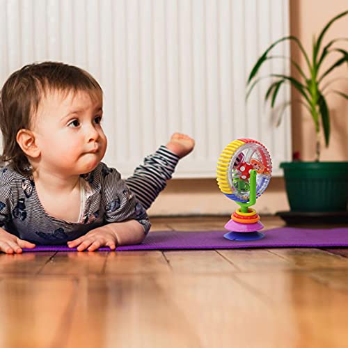 Juguete para Bebé Sonajero Batido Sensorial para La Dentición Y Agarre para La Educación Temprana Sonajero Que Incluye Una Ventosa para Pegarlo En Una Superfície Lisa Y Plana O Adherirlo A La Trona