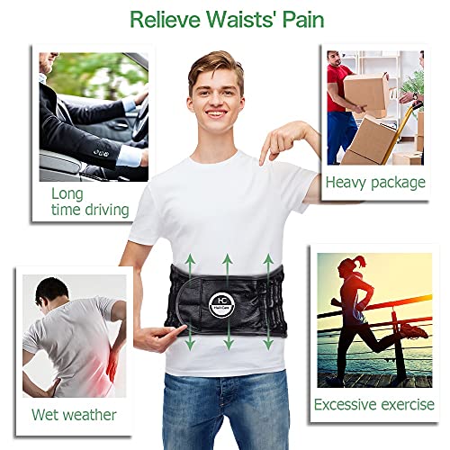 JuZi Store Decompression Back Belt for Lower Back Pain Relief Back Support Lumbar Traction Belt Protector de la Cintura Dolor de la Correa Soporte Lumbar Inferior (Tamaño : M)