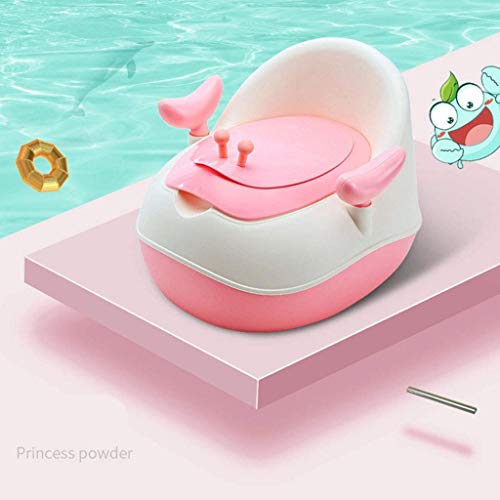 JYJZHX ZBQMTRT Aseo niños de Color Rosa,Servicio de Formación del bebé cómodo Asiento de Inodoro for IR al baño Silla de bebé muñecas,Tazón Easy Clean Urinario