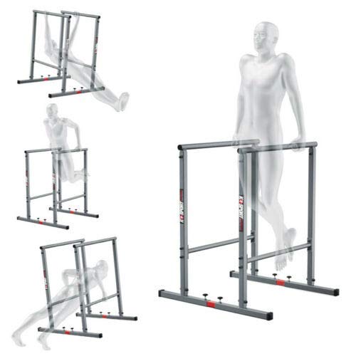 K-Sport Barras de estación de inmersión Paralelo Stand Push Up Parallette Ajustable Estable Fitness Home Gym Entrenamiento Ejercicio