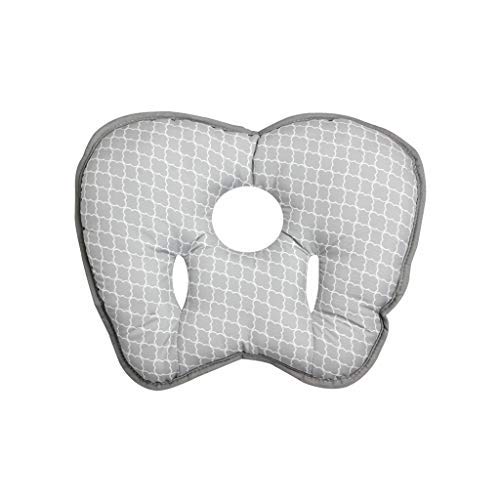 KAKIBLIN Almohada de cuello de plátano para niños, almohada de viaje para cochecito, nube blanca