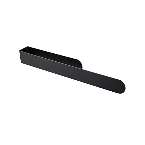 KES Toallero Adhesivo Barra Negro Baño Toalleros de Baño sin Taladro Acero Inoxidable Sus 304 Barra Baño Adhesiva 40CM Negro Mate, BTH215S40ADM-BK