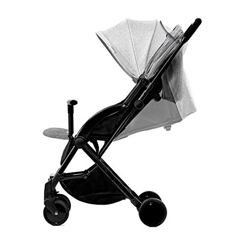 Kinderkraft Silla de Paseo PILOT, Carrito, Plegable, Transportable, Gris