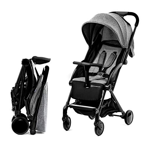 Kinderkraft Silla de Paseo PILOT, Carrito, Plegable, Transportable, Gris