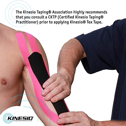 Kinesio Tape Classic Einzelrolle - Botiquín de Primeros Auxilios para Barcos, Color Negro, Talla 5 x 400 cm