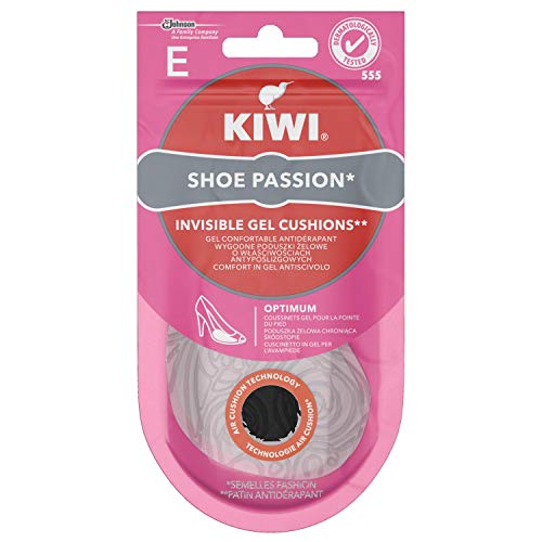 Kiwi 2 almohadillas antiderapantes de gel invisible para mujer