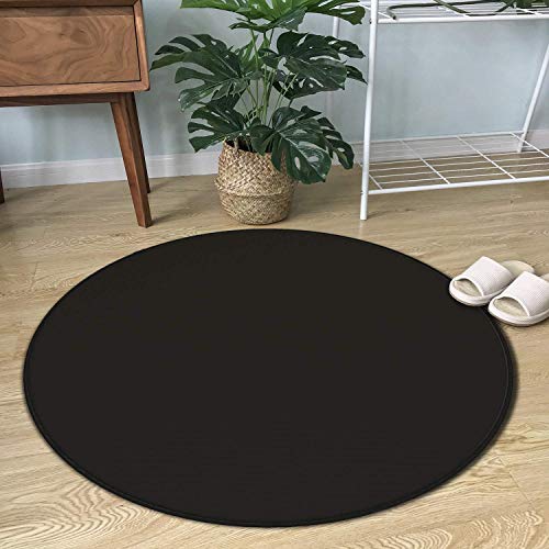 KLIM Chair Mat - Alfombra de Tela para sillas con Ruedas + Protector de Suelo para Silla de Oficina + Decora tu Oficina, salón, Dormitorio, etc. + 120 cm + Nueva 2021 (Negra)