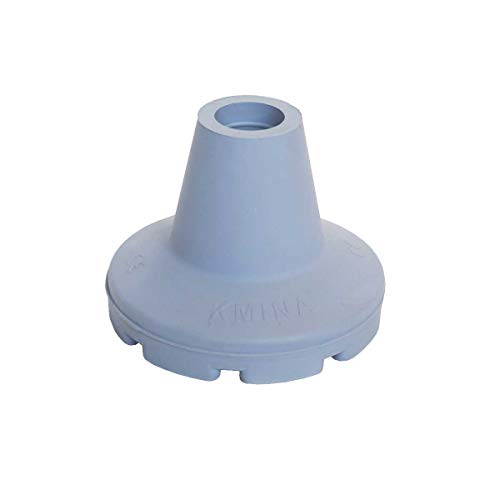 KMINA - Tacos muletas 19 mm, 18 mm y 17 mm (x2 uds), Conteras muletas, Virolas de goma para muletas, Conteras muletas antideslizantes, Tacos muletas redondos, Tacos para muletas antideslizantes