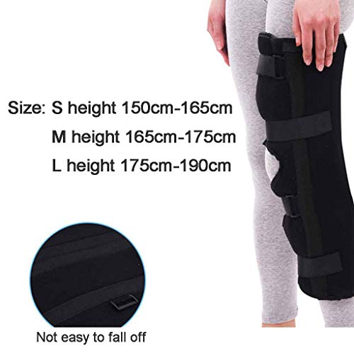 knee brace Apoyo ortesis de Rodilla Ortesis Donjoy Ajustable Estabilizador de rótula Abierto Protector de Rodilla para Hombre Mujer Corriendo Dolor de Rodilla Artritis Alivie la Carga Roscloud@