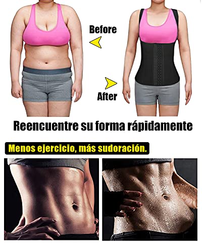 LaLaAreal Fajas Reductoras Corset Cincher Bustiers Corsé Adelgazantes de Cinturón Formación para Body Shaper Mujer