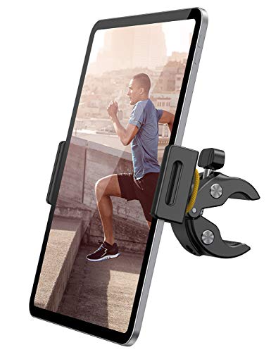 Lamicall Soporte Tablet para Cinta de Correr Bicicleta - Universal Soporte Ajustable para 4.7"~13" Tablets para 2020 iPad Pro 9.7, 10.5, 12.9, iPad Air 2 3 4, iPad Mini 2 3 4, iPhone, Otras Tablets